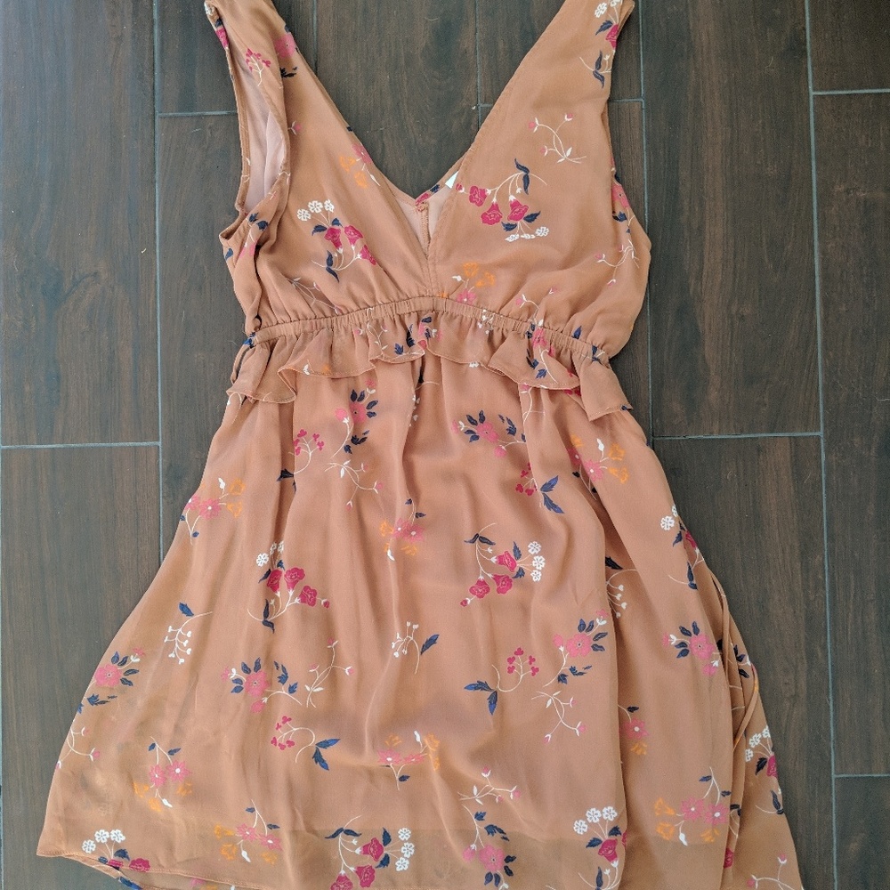 Lush floral print dress